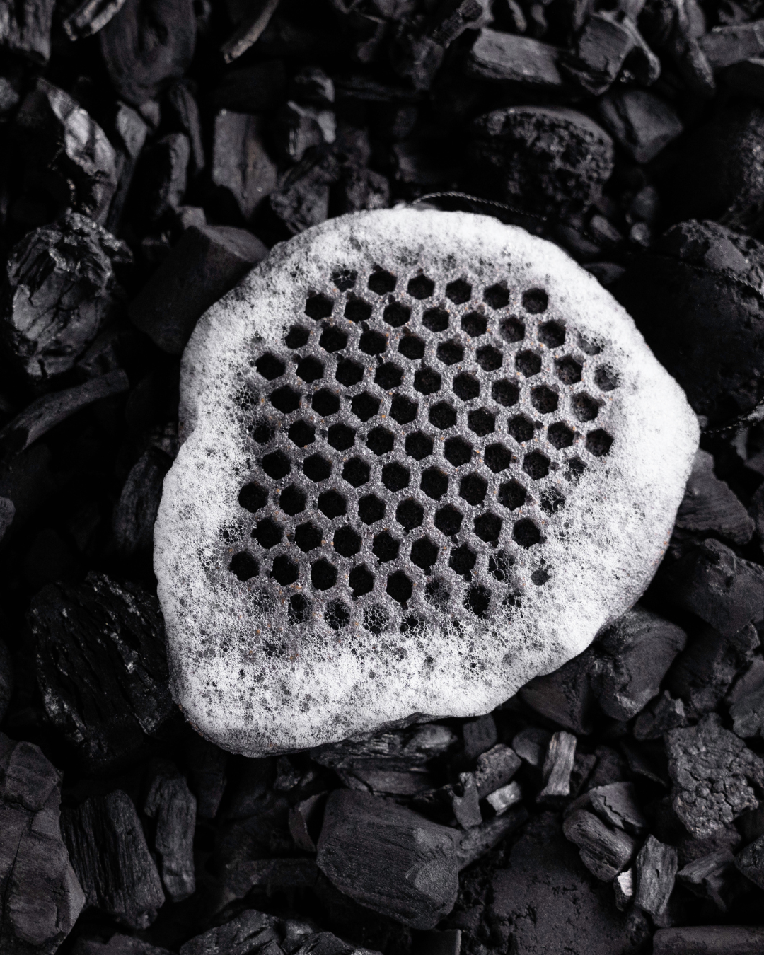 Konjac Shower Scrubber – Charcoal