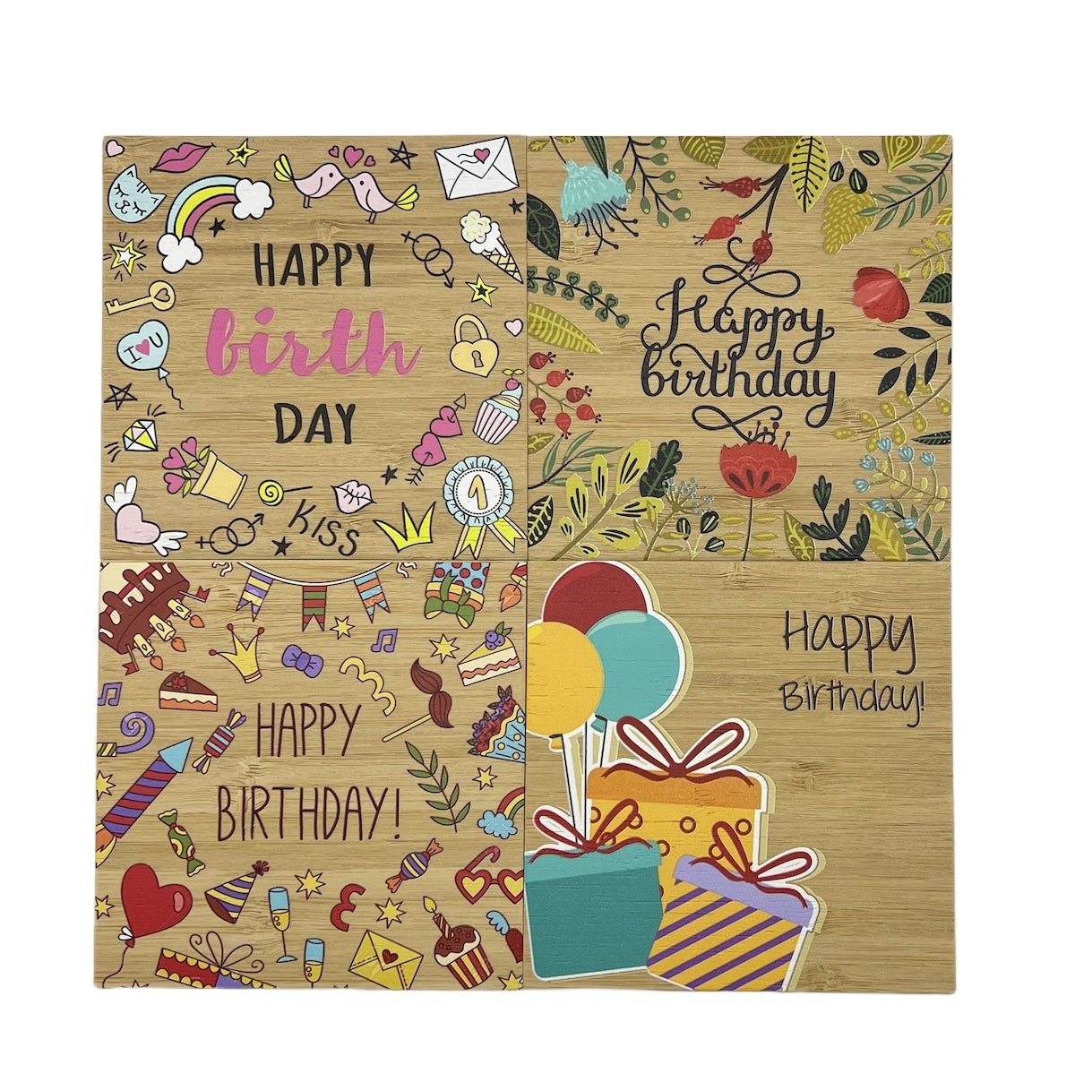 Printable Card Untangled Bamboo Birthday Cards - A Natural & Unique Birthday Card – Tu-Untangle